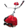 iBELL 2kW 2 Stroke Red Gasoline Brush Cutter with 28mm Shaft 4386BC