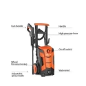 iBELL Wind-50 1550W Black & Orange Car Pressure Washer image-3