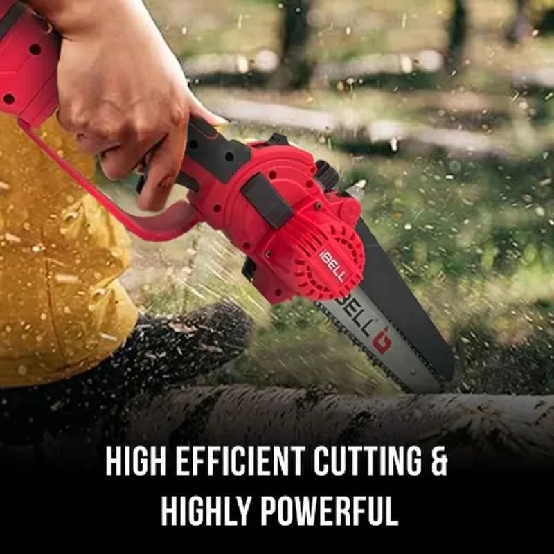 iBELL One Power Series 600W 8 inch Petrol Operated Brushless Cordless Chain Saw without Battery & Charger BS20-08 image-2