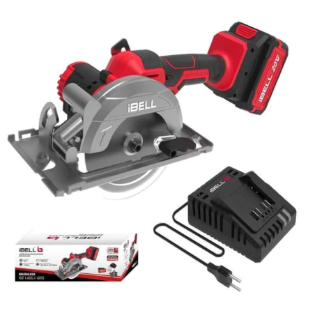 iBELL 24T Cordless Brushless Circular Saw with 2Ah Battery & Charger BC 69-42 image-1