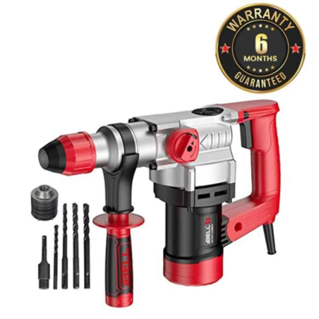 iBELL 26mm 1000W Red Heavy Rotary Hammer Drill IBL RH28-101 image-1