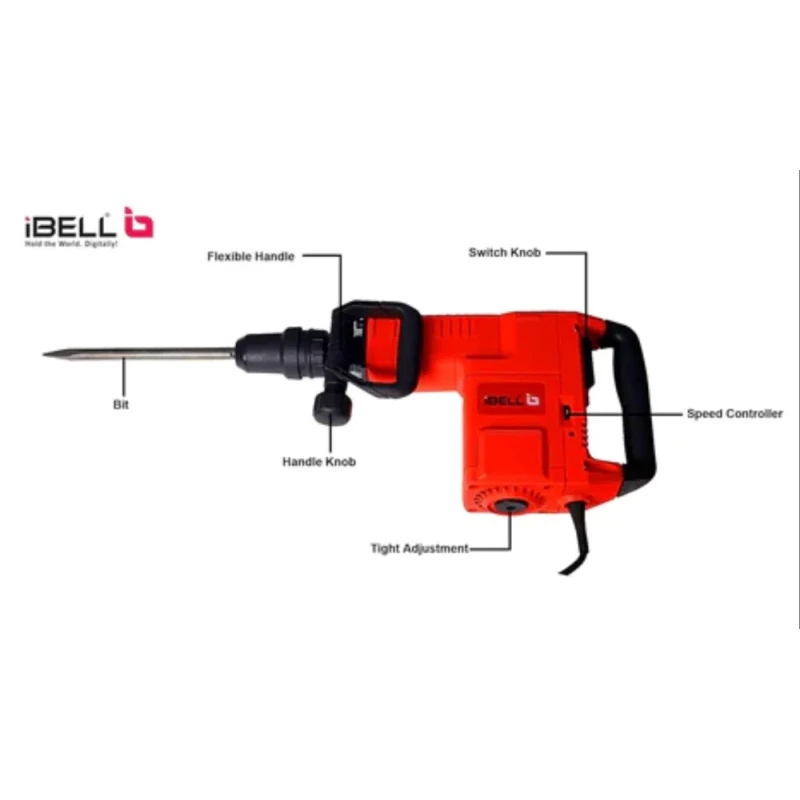 iBELL 11kg 1500W Demolition Hammer DH45-66 image-4