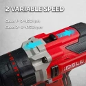 iBELL 20V 80Nm Brushless Cordless Impact Drill with Aluminium Chuck