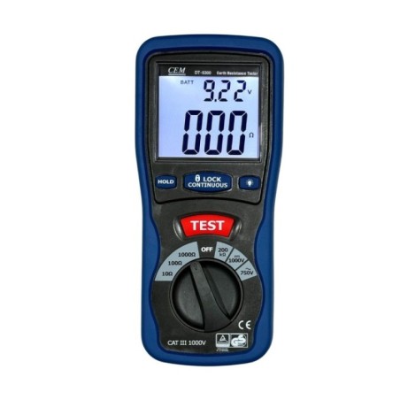 CEM Digital Earth Resistance Tester DT-5300 image-1