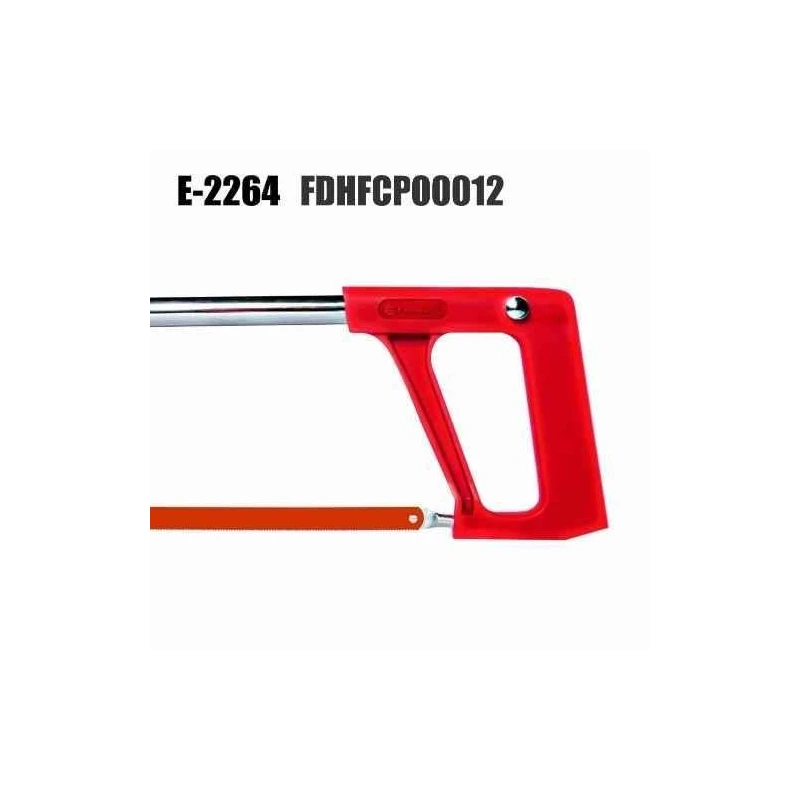 Eastman E-2264 12 inch Steel Frame & ABS Red Hacksaw Frame image-2