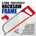 Eastman E-2264 12 inch Steel Frame & ABS Red Hacksaw Frame image-4