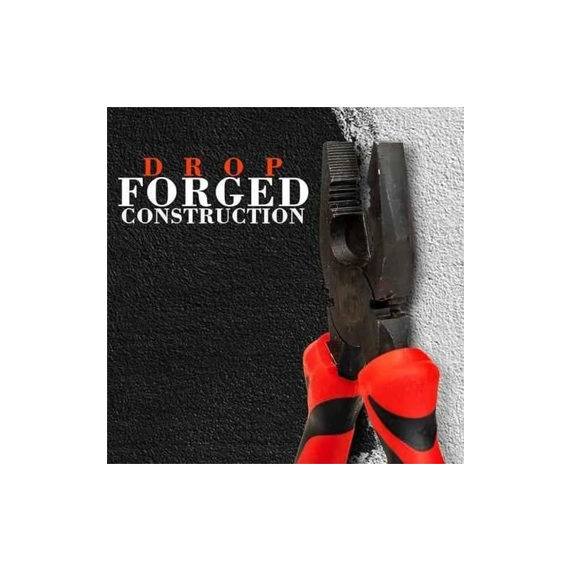 Eastman 8 inch Alloy Steel Black & Red Combination Plier image-4