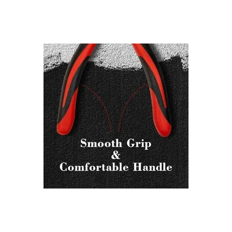 Eastman 8 inch Alloy Steel Black & Red Combination Plier image-6