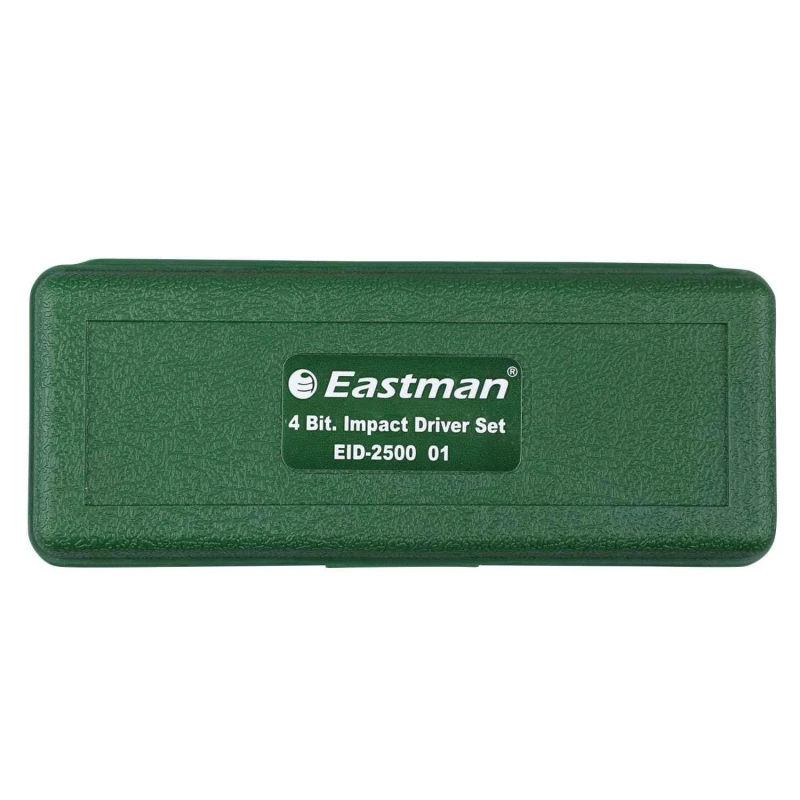 Eastman EID-2500 4 Pcs Silver Chrome Vanadium Steel Impact Driver Set image-4