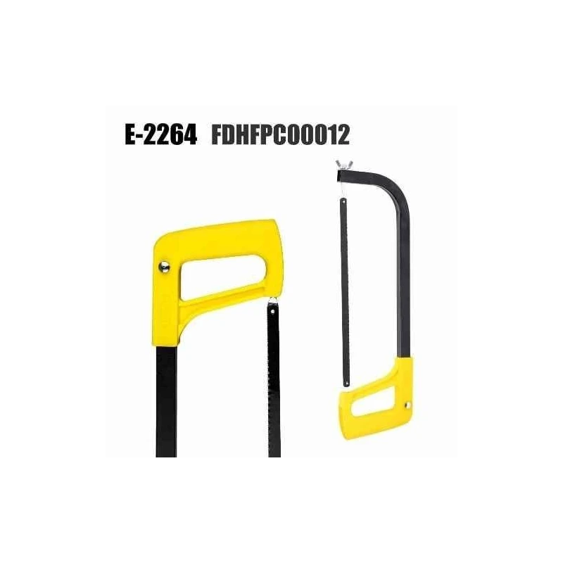 Eastman E-2264 12 inch Steel Frame & ABS Yellow Hacksaw Frame image-3