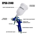 Eastman EPSG-3140 1.4mm 2-3bar 250 ml Navy White Air Spray Gun image-4