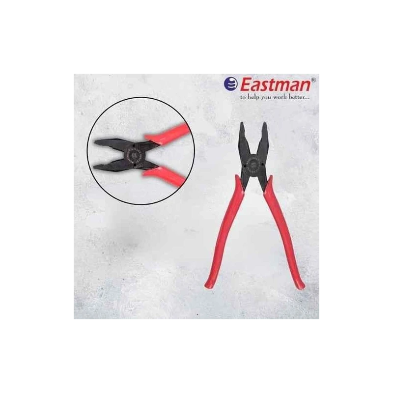 Eastman E-2020 8 inch Alloy Steel Red Combination Plier image-2