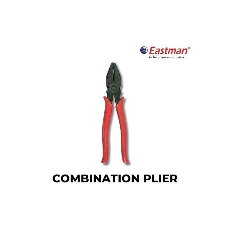 Eastman E-2020 8 inch Alloy Steel Red Combination Plier image-5
