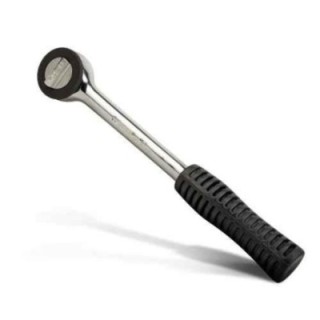 Eastman E-2204 1/2 inch 250mm Chrome Vanadium Steel Round Head Ratchet Handle image-6