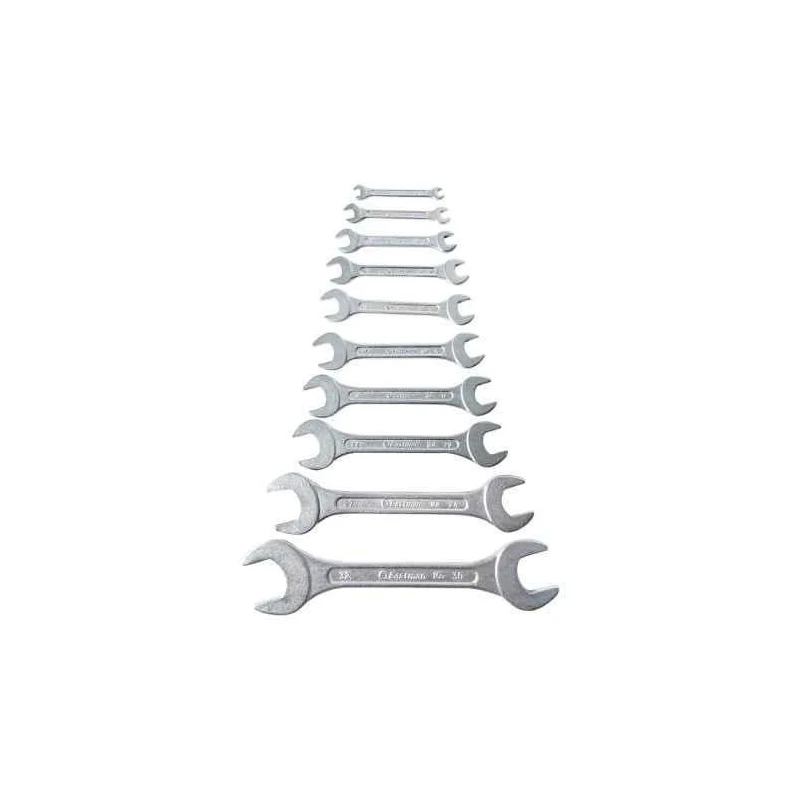 Eastman E-2001 8 Pcs 80MH Chrome Vanadium Steel Double Sided Open Wrench Spanners Set image-7
