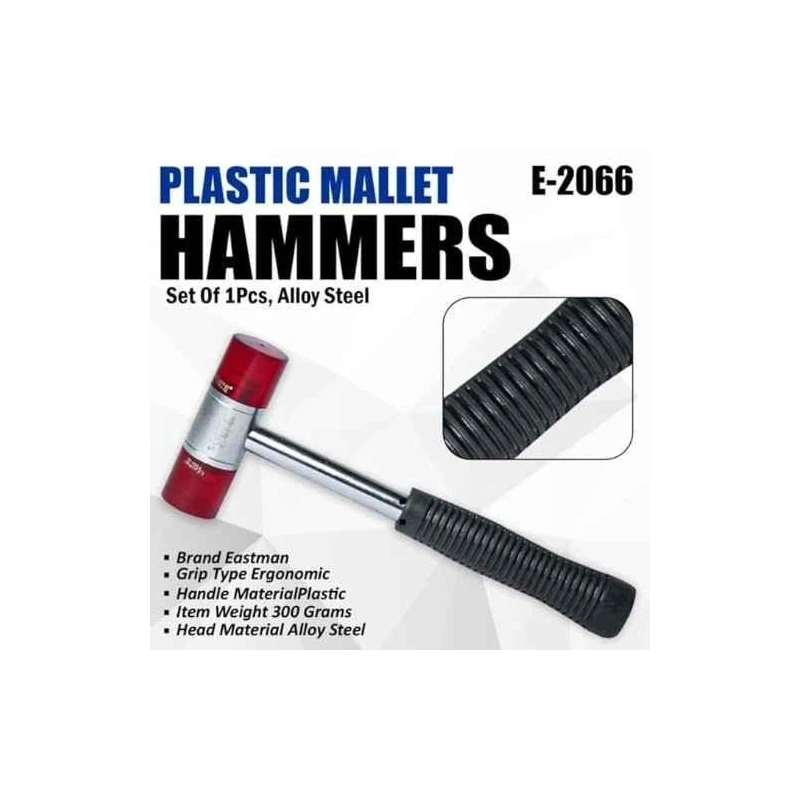 Eastman E-2066 25mm Alloy Steel & Plastic Mallet Hammer image-5