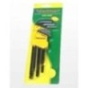 Eastman EAK-2408 Hex Allen Keys Set - Long Pattern - CRV (Inch Size)