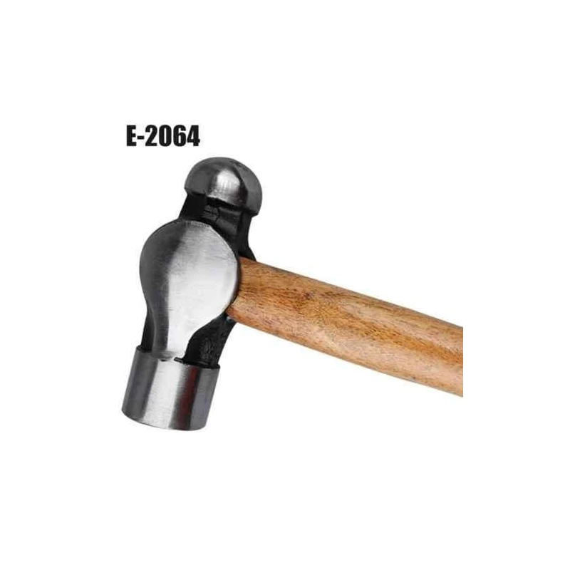 Eastman E-2064 300g Drop Forged Steel Brown & Grey Ball Pein Hammer with Seasoned Wood Handle image-4