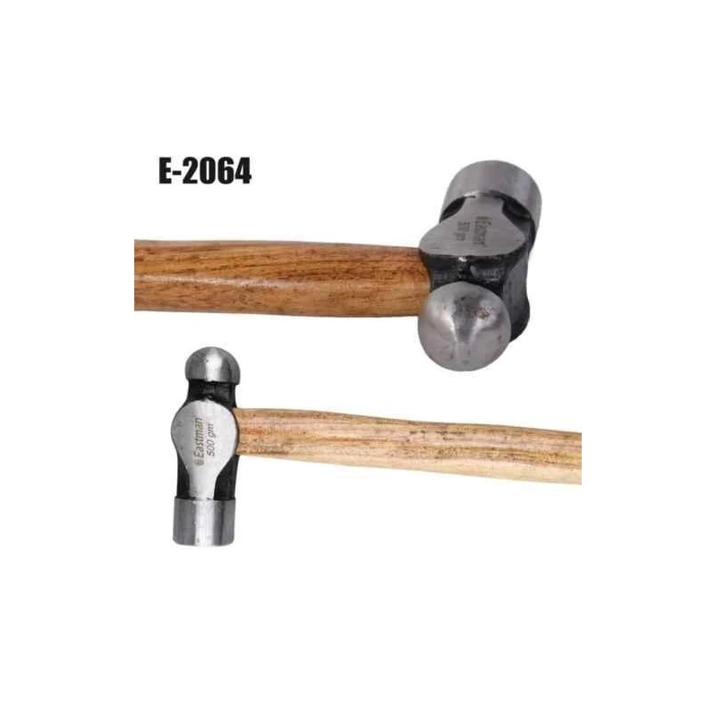 Eastman E-2064 300g Drop Forged Steel Brown & Grey Ball Pein Hammer with Seasoned Wood Handle image-5