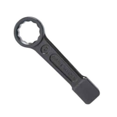 Eastman E-2082 75mm Chrome Vanadium Steel Black Slogging Spanner with Ring End image-1