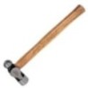 Eastman E-2064 500g Drop Forged Steel Brown & Grey Ball Pein Hammer with Seasoned Wood Handle