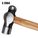 Eastman E-2064 500g Drop Forged Steel Brown & Grey Ball Pein Hammer with Seasoned Wood Handle image-6
