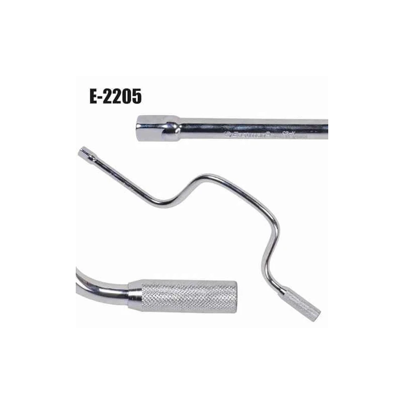 Eastman E-2205 1/2 inch 415mm Chrome Vanadium Steel Speeder Handle image-5