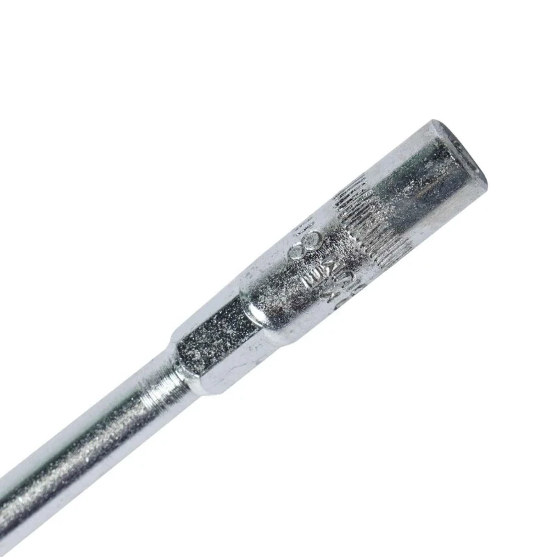 Eastman E-2220 8x10x12mm Chrome Vanadium Steel Satin Finish Y-Handle Socket Wrench image-2