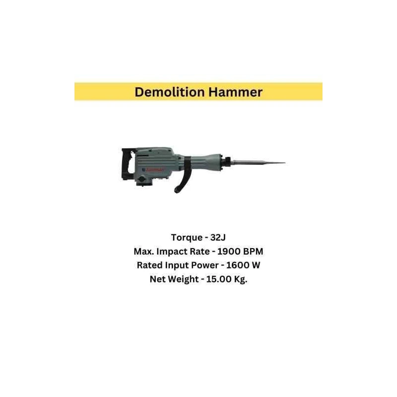 Eastman ERB-016A 1600W Demolition Hammer image-2