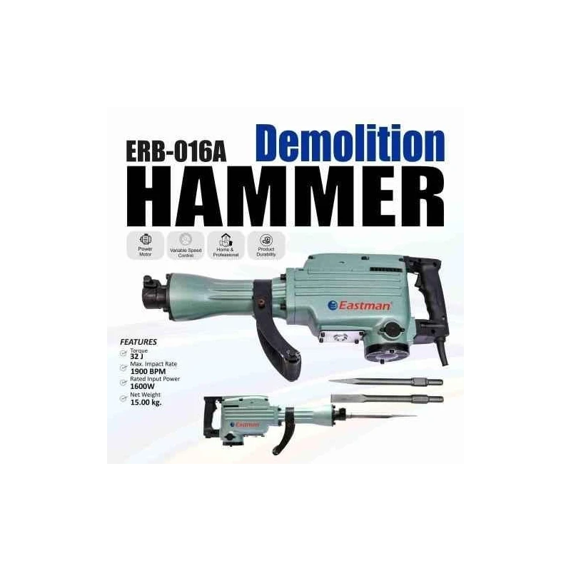 Eastman ERB-016A 1600W Demolition Hammer image-7