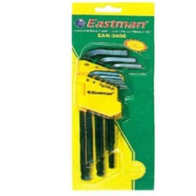Eastman EAK-2406 Ball Point Allen Keys Set - Long Pattern - CRV (MM Size) image-1