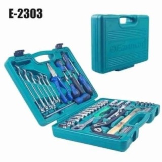 Eastman 55 Pcs 1/2 inch & 1/4 inch Drive Socket & Bit Set image-3