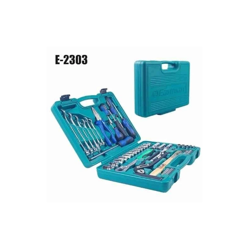 Eastman 55 Pcs 1/2 inch & 1/4 inch Drive Socket & Bit Set image-3