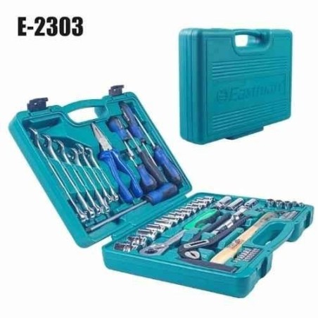 Eastman 55 Pcs 1/2 inch & 1/4 inch Drive Socket & Bit Set image-3