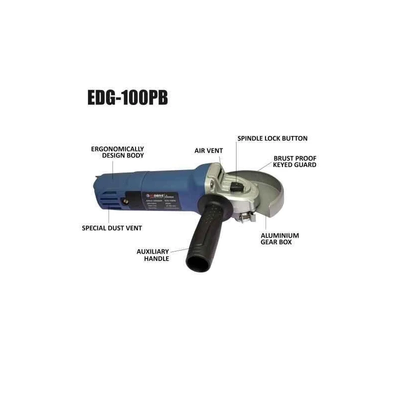 Eastman EDG-100PB 850W 10000rpm 100mm Angle Grinder image-1