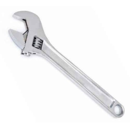 Eastman E-2050 250mm Adjustable Wrenches Chrome Plated (Pack of 6) image-1