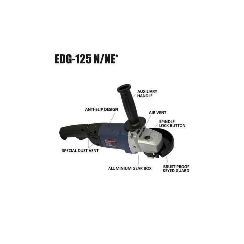 Eastman EDG-125NE 1350W 3000-9000rpm 125mm Angle Grinder image-3