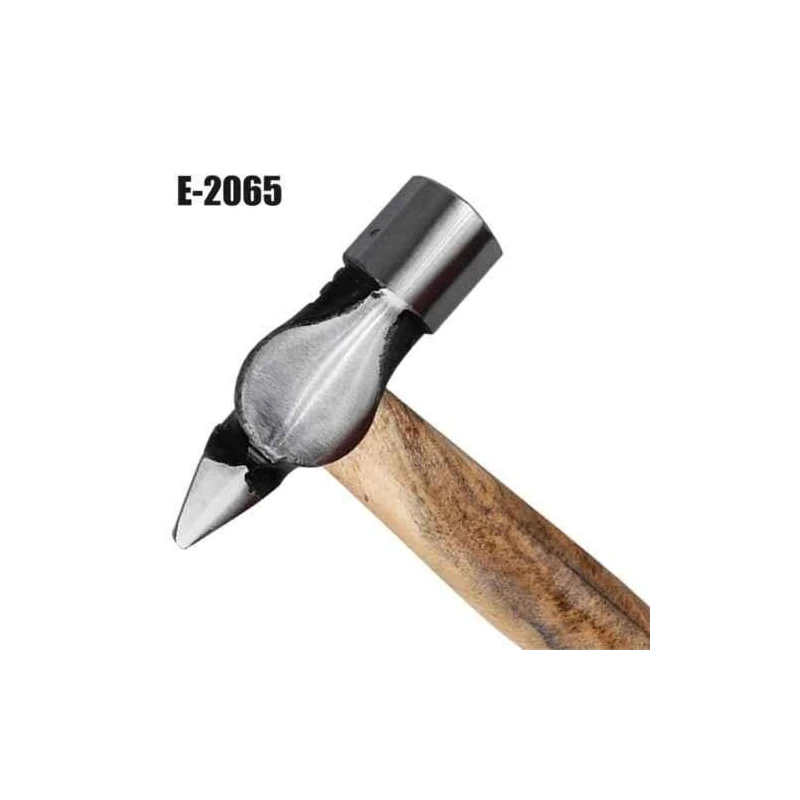 Eastman E-2065 500g Drop Forged Steel Brown & Grey Cross Pein Hammer with Seasoned Wood Handle image-7