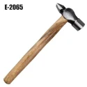 Eastman E-2065 300g Drop Forged Steel Brown & Grey Cross Pein Hammer with Seasoned Wood Handle image-6