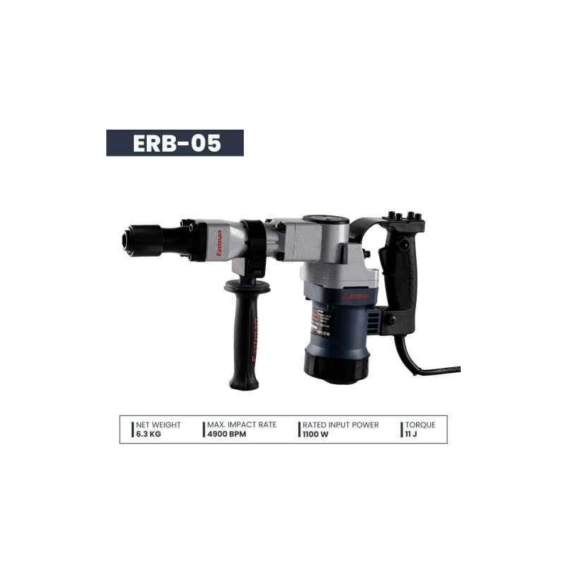 Eastman ERB-05 1100W 4900bpm 5kg Grey Demolition Hammer image-1