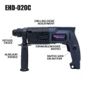 Eastman EHD-020C 500W 1200rpm 5000bpm Blue Rotary Hammer image-1