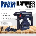 Eastman Hillgrove ECHD-22 1200W 26mm Rotary Hammer Drill Machine image-3