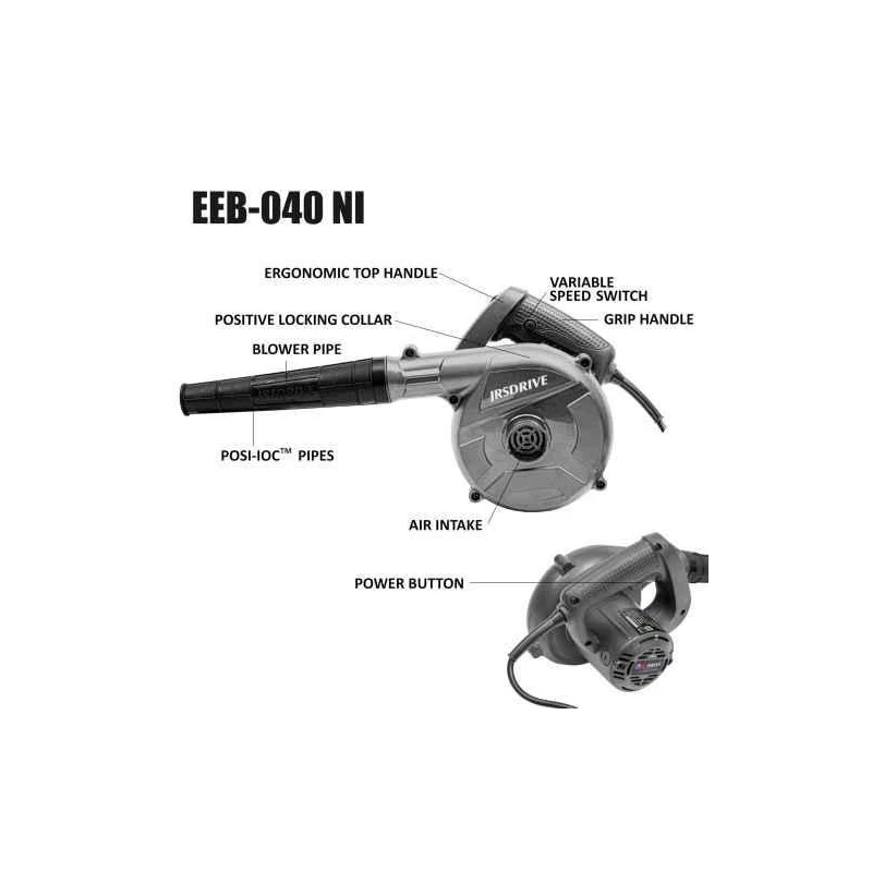 Eastman EEB-040NI 600W 14500rpm Plastic Grey Air Blower image-2
