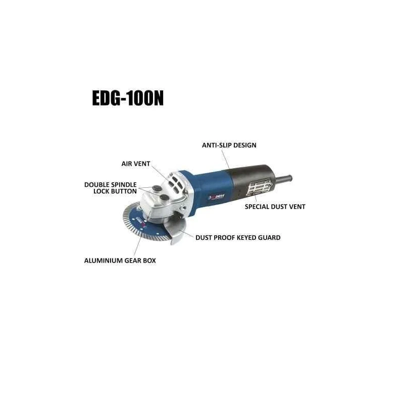 Eastman EDG-100N 1100W 10000rpm 100mm Angle Grinder image-1