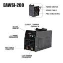 Eastman EAWSI-200 5W 20-200 Amp Arc Welding Machine image-6