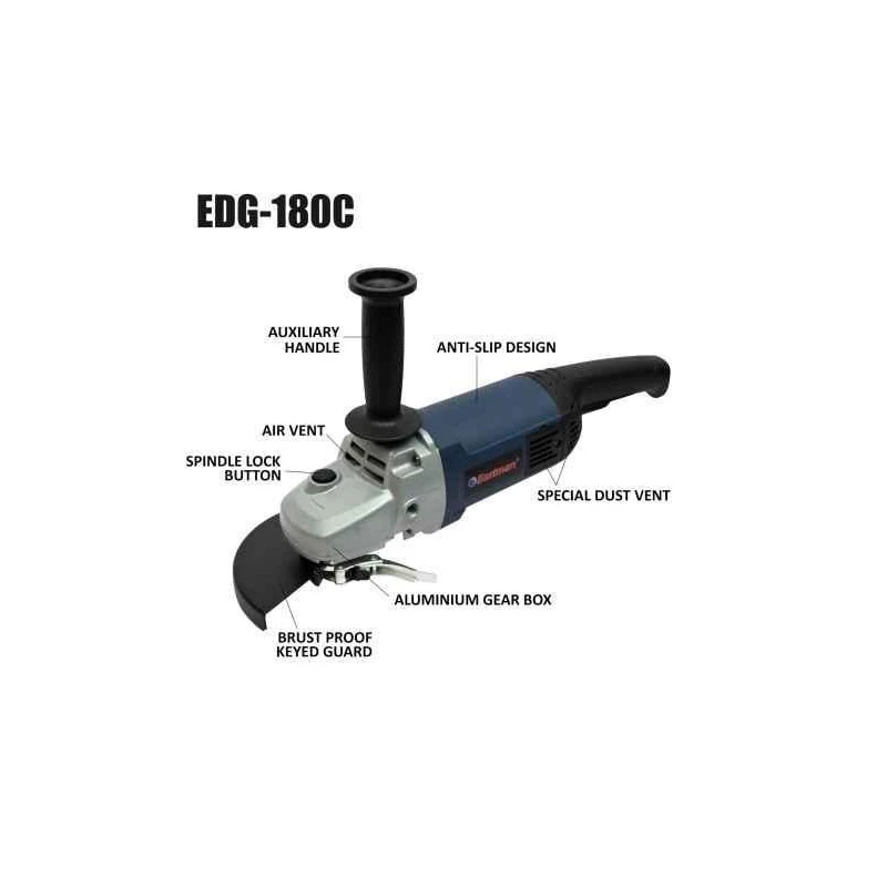 Eastman EDG-180C 2200W 8500rpm 180mm Angle Grinder image-6
