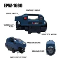Eastman EPW-1690 1600W 130bar 6.5lpm Blue Pressure Washer image-2