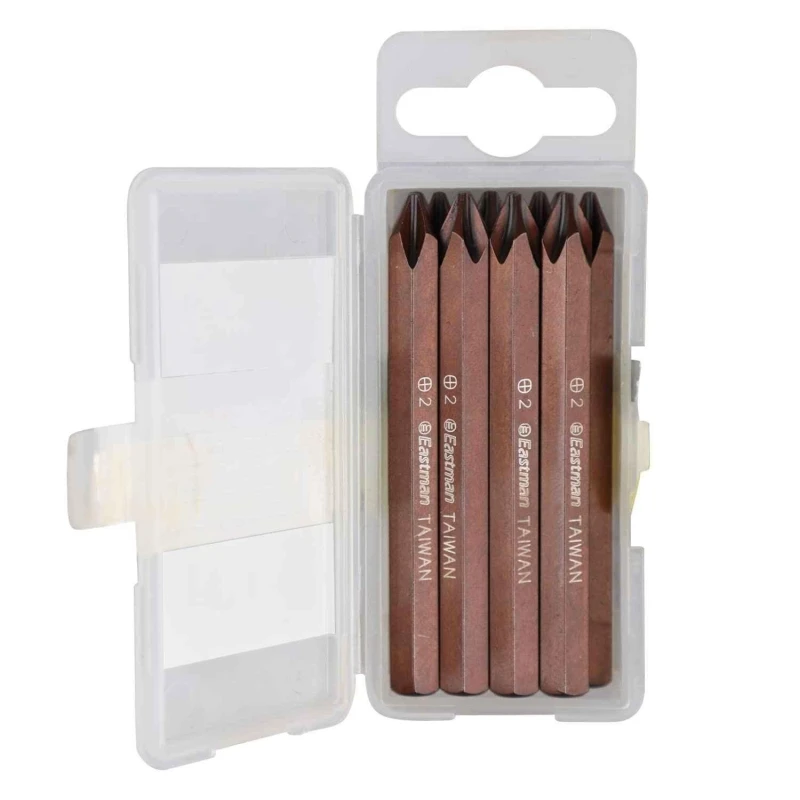 Eastman EIDB-5080 12 Pcs 5/16 inchx80mm Hex Spare Bit Set for Impact Driver image-5