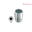 Eastman E-2201 1/2 inch Drive Hex Sockets - CRV 14 mm (Pack of 10) image-1