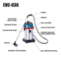 Eastman EVC-030 1000W 30 Litre 20kPa HEPA Filter Wet & Dry Vacuum Cleaner image-5